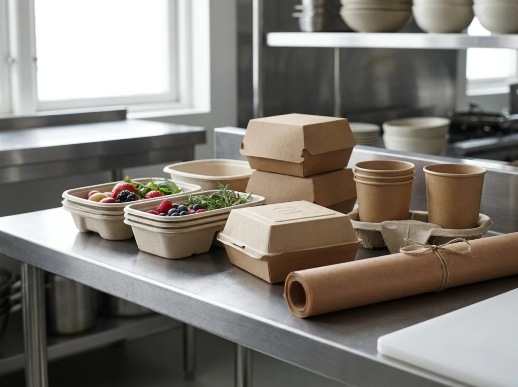 Emballages alimentaires recyclables conformes au PPWR pour food truck et commerce ambulant
